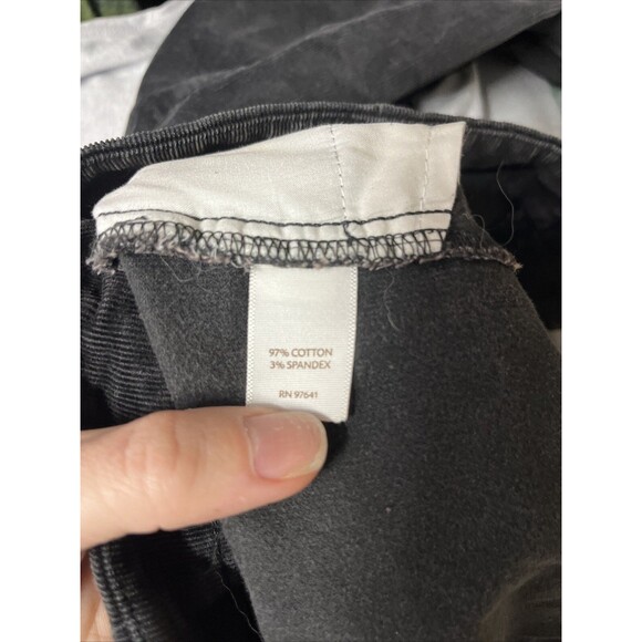 J Jill Pants Womens 4 Black Corduroy Straight Leg Mid Rise Casual Cotton - Picture 5 of 5